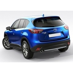 Пороги Black new Rival для Mazda CX-5 (2011-2015 / 2015-2017), 173 см, алюминий, F173ALB.3801.3