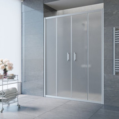 Душевая дверь в нишу Vegas Glass Z2P 220 07 10 профиль матовый хром, стекло сатин