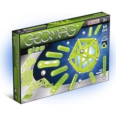 Магнитный конструктор Geomag Glow 64 детали (336)