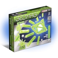 Магнитный конструктор Geomag Glow 30 деталей (335)