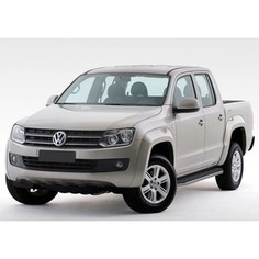Пороги Premium Rival для Volkswagen Amarok (2010-2016 / 2016-н.в.), 193 см, алюминий, A193ALP.5803.1