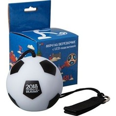 Мяч на веревочке FIFA 2018 с LED подсветкой, BOX 8,3х13х8,3 см (СН073)