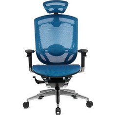 Кресло эргономичное GTChair GT07-35D IW-15 Marrit blue (chromed frame)