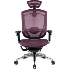 Кресло эргономичное GTChair GT07-35D IW-14 Marrit maroon (chromed frame)