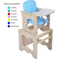 Стул-стол для кормления МЕГА ДОМ Фунтик Голубой ф-2 гл