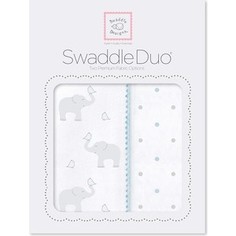 Набор пеленок SwaddleDesigns Swaddle Duo Swaddle Duo PB Elephant/Chickies (SD-461PB)