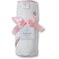 Полотенце с капюшоном SwaddleDesigns Полотенце с капюшоном Hooded Towel Pink Stripped Fish (SD-116P)