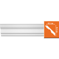 Профиль гибкий Decomaster DECOMASTER-2 цвет белый 85х85х2400 мм (96406 fl)