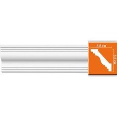 Профиль Decomaster DECOMASTER-2 цвет белый 58х55х2400 мм (96610)