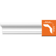 Профиль Decomaster DECOMASTER-2 цвет белый 58х58х2400 мм (DP 110)