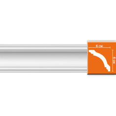 Профиль гибкий Decomaster DECOMASTER-2 цвет белый 60х60х2400 мм (96110 fl)