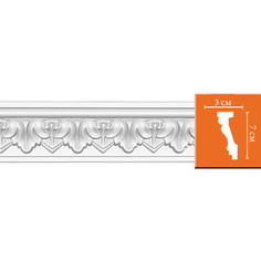 Профиль гибкий Decomaster DECOMASTER-2 цвет белый 30х70х2400 мм (95214 fl)