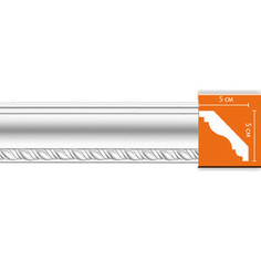 Профиль гибкий Decomaster DECOMASTER-2 цвет белый 50х50х2400 мм (95638 fl)