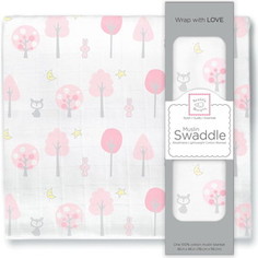 Пеленка муслиновая SwaddleDesigns Pink Thicket