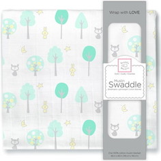 Пеленка муслиновая SwaddleDesigns Green Woodland