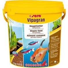 Корм SERA VIPAGRAN Soft Granules Staple Food мягкие гранулы для декоративных рыб 10л (3кг)