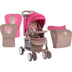 Прогулочная коляска Lorelli FOXY + накидка на ножки Розово-бежевый / Rose&Beige Princess 1703