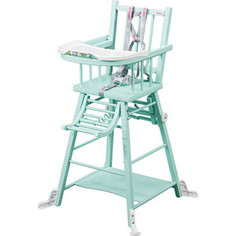 Стул для кормления - трансформер Combelle Transformable, 47х47х98 см, Mint green / Мятно-зеленый 34
