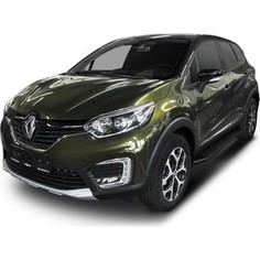 Пороги Black Rival для Renault Kaptur (2016-н.в.), 173 см, алюминий, A173ALB.4703.1