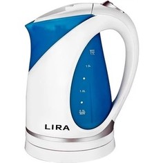 Чайник электрический LIRA LR 0102 бело-голубой