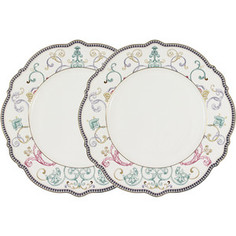 Набор обеденных тарелок 2 штуки 27 см Anna Lafarg Primavera Узор (AL-NWP10875-045-PW)