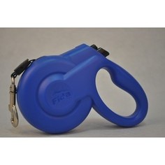 Рулетка Fida Ranger Styleash M шнур 5м голубая для собак до 25кг