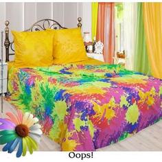 Комплект постельного белья Сова и Жаворонок Семейный, бязь, Oops! n70