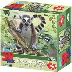 Пазл PRIME 3D Кошачий лемур (13549)