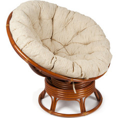 Кресло-качалка TetChair PAPASAN w 23/01 B с подушкой коньяк