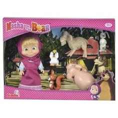 Simba Кукла Маша с друзьями-животными, 12см., 6/48 (9301020)