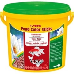 Корм SERA POND COLOR STICKS Color Food for Pond Fish палочки для прудовых рыб 3,8л (550г)