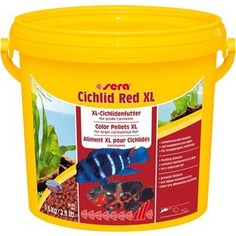 Корм SERA CICHLID RED XL Color Pellets XL for Larger Carnivorous Fish цветные гранулы для крупных плотоядных рыб 3,8л (1,9кг)