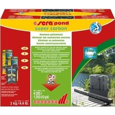 Наполнитель SERA POND SUPER CARBON активированный уголь для аквариумов и прудов 2кг