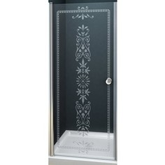 Дверное полотно Cezares ROYAL PALACE-A-90-C-G профиль золото, стекло прозрачное