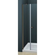 Универсальная боковая панель Cezares ROYAL PALACE-A-100-FIX-C-Br профиль бронза, стекло прозрачное