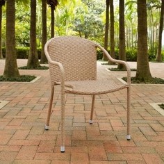 Кресло из искусственного ротанга Afina garden AFM-318B-beige