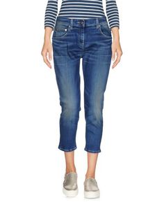 Джинсовые брюки-капри Elisabetta Franchi Jeans