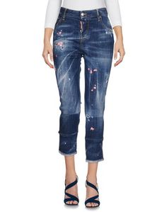Джинсовые брюки-капри Dsquared2