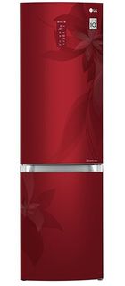Холодильник LG GA-B499TGRF, двухкамерный, красный