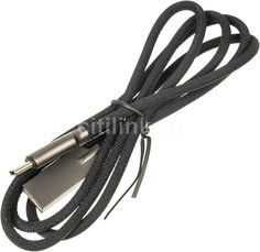 Кабель REDLINE Zync alloy, USB Type-C - USB 2.0, 1м, черный [ут000014184]