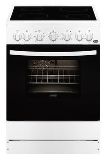 Электрическая плита ZANUSSI ZCV965201W, стеклокерамика, белый