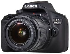 Зеркальный фотоаппарат CANON EOS 4000D KIT kit ( 18-55mm f/3.5-5.6), черный