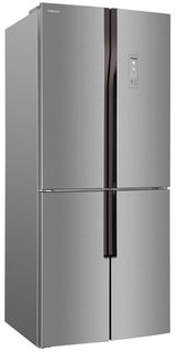 Холодильник HANSA FY418.3DFXC, трехкамерный, нержавеющая сталь
