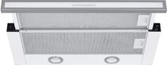 Вытяжка встраиваемая Kuppersberg SLIMLUX II 60 BGL белый управление: кнопочное (1 мотор)