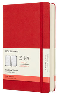 Ежедневник MOLESKINE Academic датированный на 18 месяцев, 592стр., красный, 1 шт [dhf218dc3]