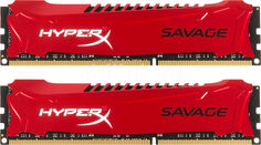 Модуль памяти KINGSTON HYPERX Savage HX318C9SRK2/8 DDR3 - 2x 4Гб 1866, DIMM, Ret