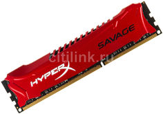 Модуль памяти KINGSTON HYPERX Savage HX318C9SR/8 DDR3 - 8Гб 1866, DIMM, Ret