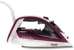 Утюг TEFAL FV5605E0, 2600Вт, белый/ бордовый [1830006310]