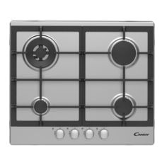 Варочная панель CANDY CPG64SWGX, независимая, нержавеющая сталь