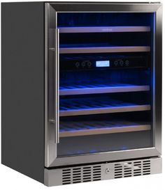 Винный шкаф VESTFROST VFWC 150 Z 2, однокамерный, серебристый